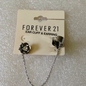 Ear cuff & earrings Forever 21